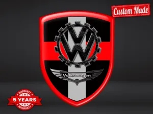 VW Etiqueta Impermeable Premium Profesional Minimalista